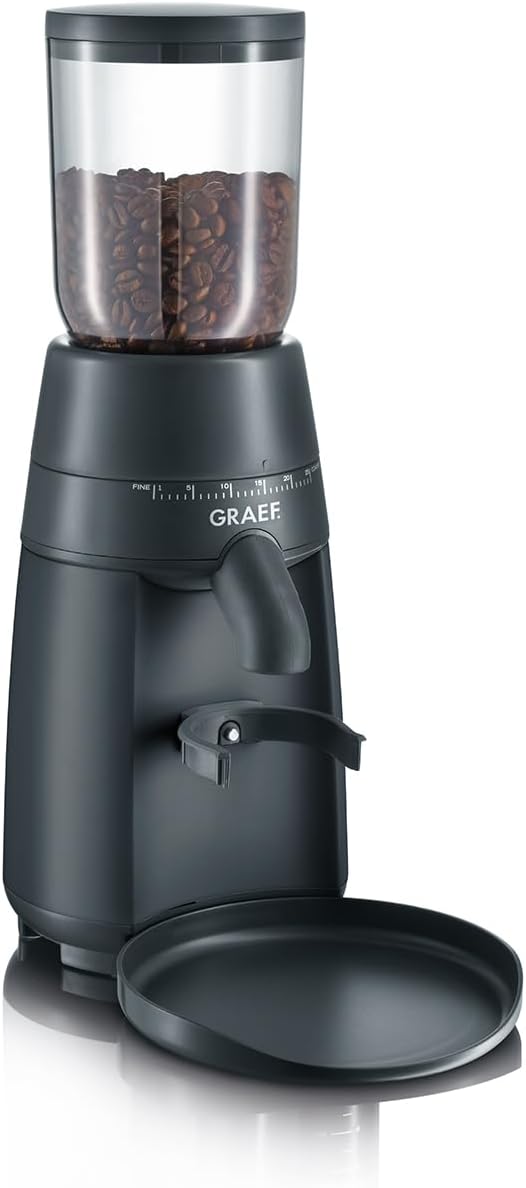 Graef CM702EU - Molinillo de café (128 W), color negro mate