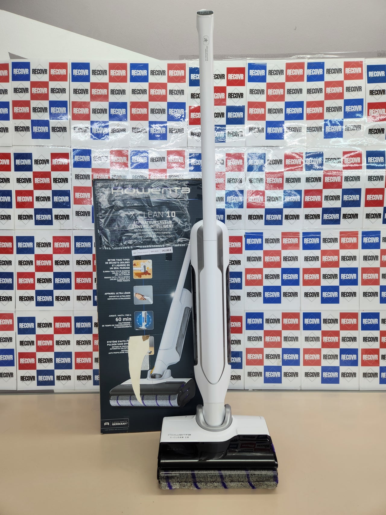 Aspiradora friegasuelos sin cable Rowenta X-Clean