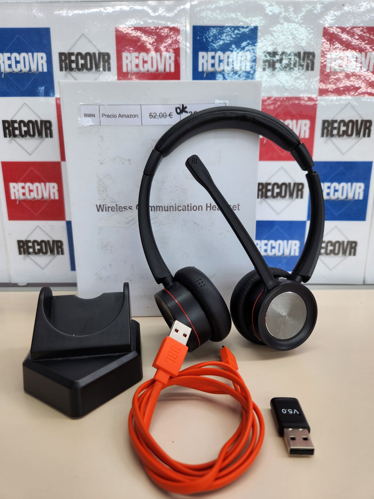Auriculares Inalambricos con Microfono para PC MAIRDI