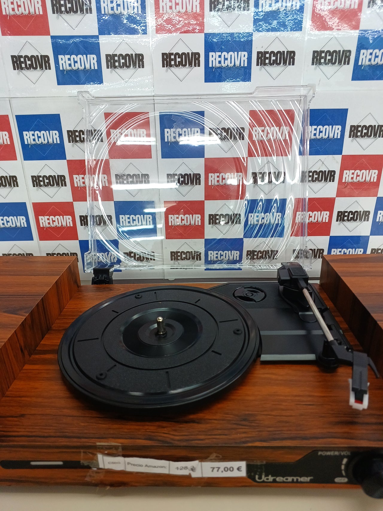 Tocadiscos Vintage Bluetooth 5.3 | 3 Velocidades Udreamer