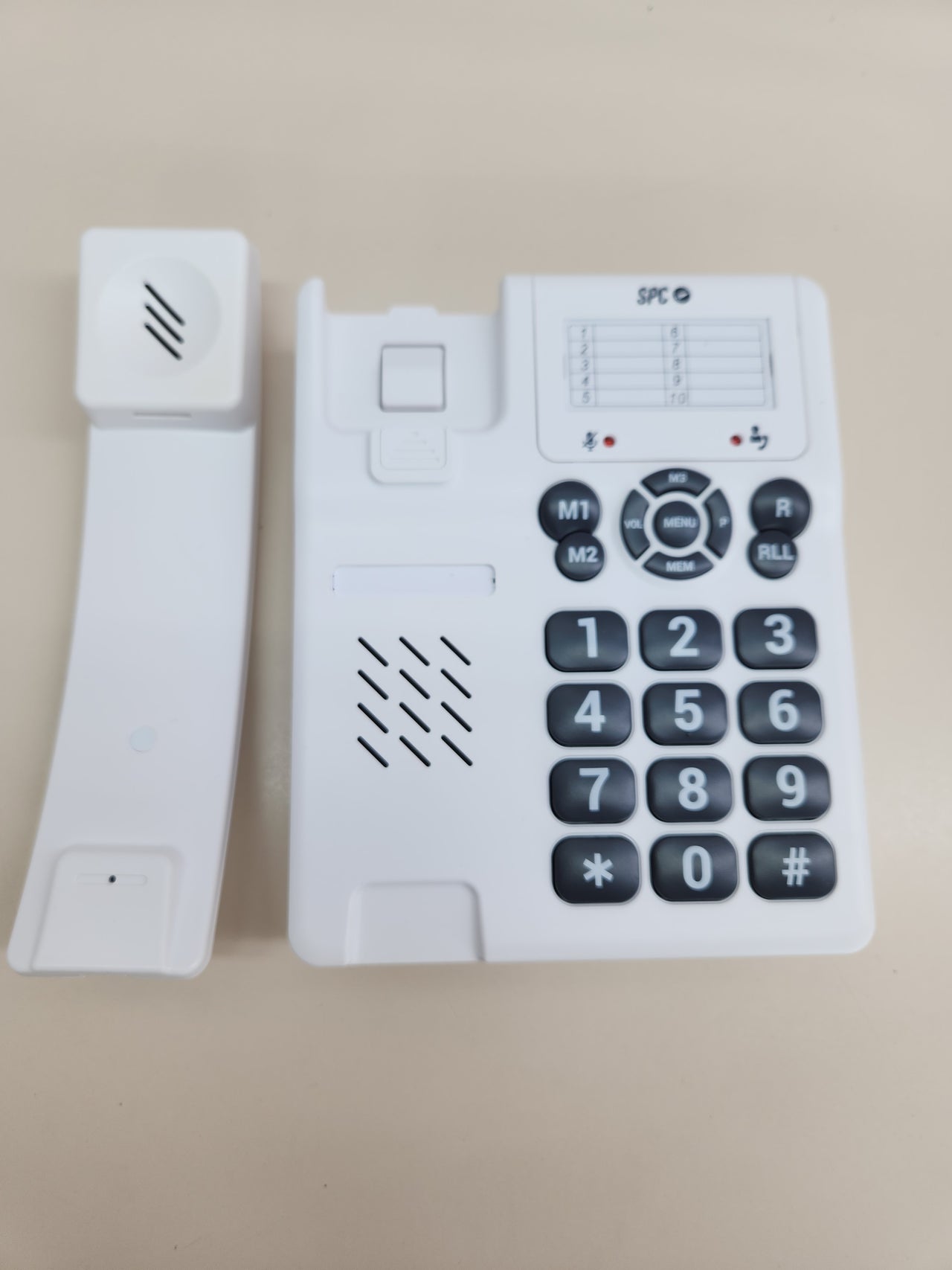 Teléfono Fijo sobremesa o Pared, Teclas Grandes SPC Original