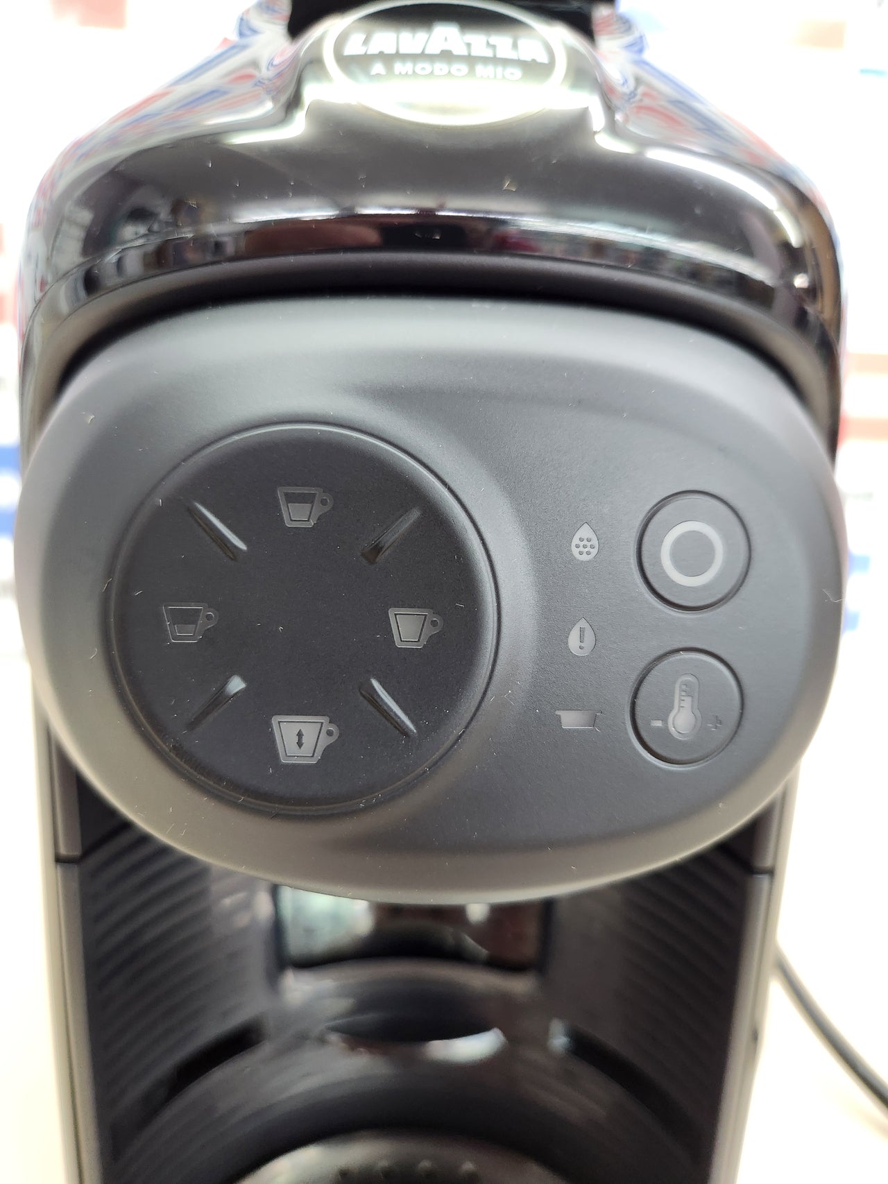 Cafetera 1500 W, 220-240 V, 1,1 L, 50/60 Hz, 64 cápsulas Lavazza, A Modo Mio Idola Nera