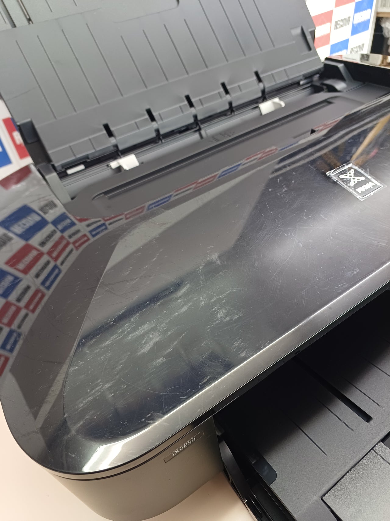 Impresora para Oficinas Canon Pixma iX6850, Sistema de Inyección de Tinta, A3+, WiFi, Impresión Desde Dispositivos Móviles, Compacta, Cartuchos Tinta XL, Impresión de Alta Velocidad, Negro