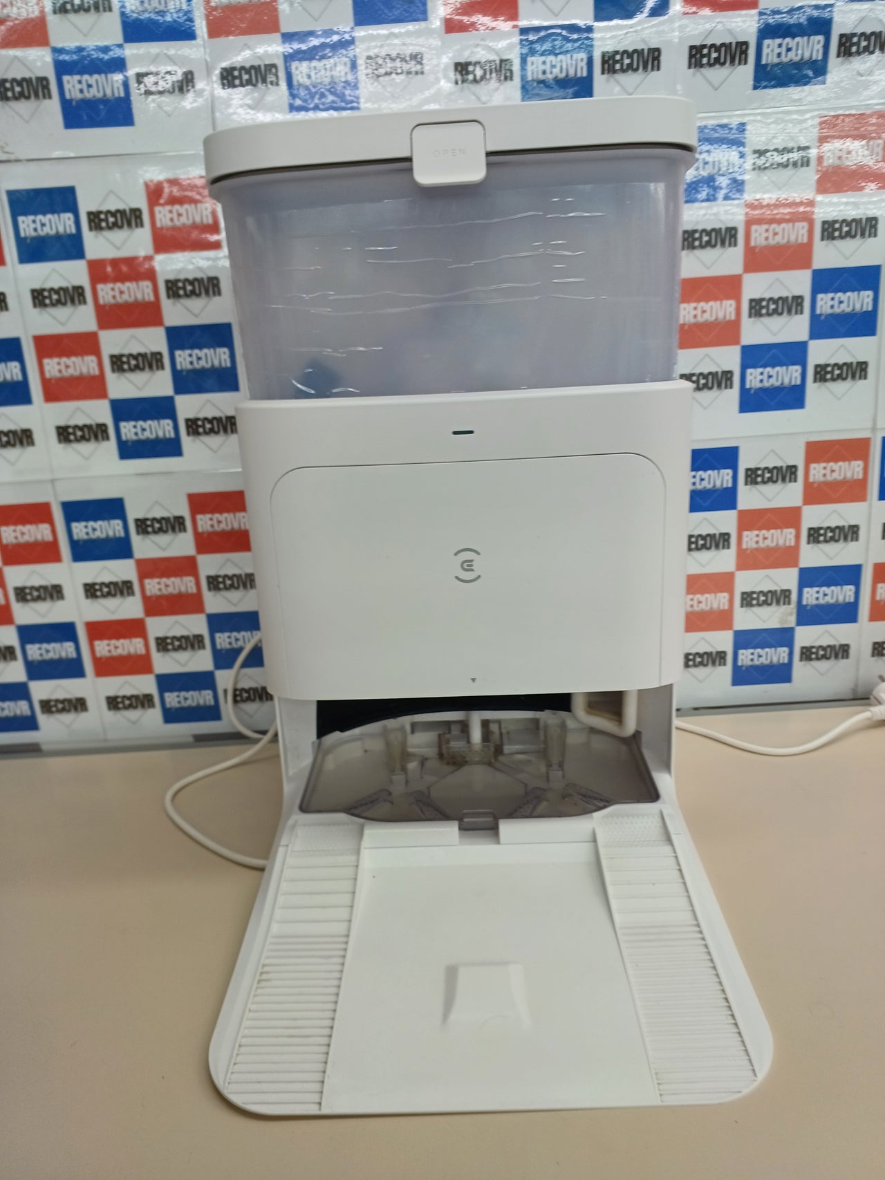 Robot aspirador 10000Pa agua caliente secado auto Ecovacs