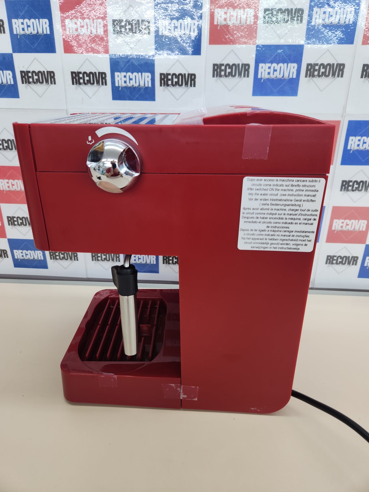 Cafetera 950W, 1L de espresso manual, color rojo Gaggia RI8425/22