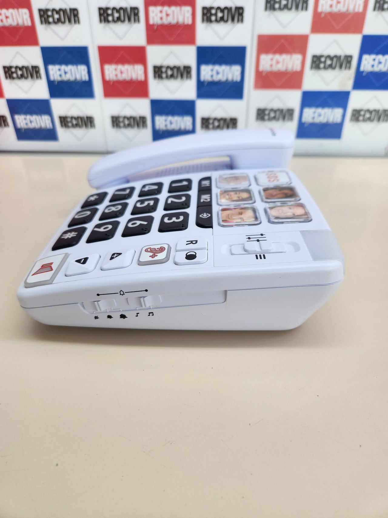Teléfono Cable, Teclas Grandes, 6 Teclas de Memoria con Foto
