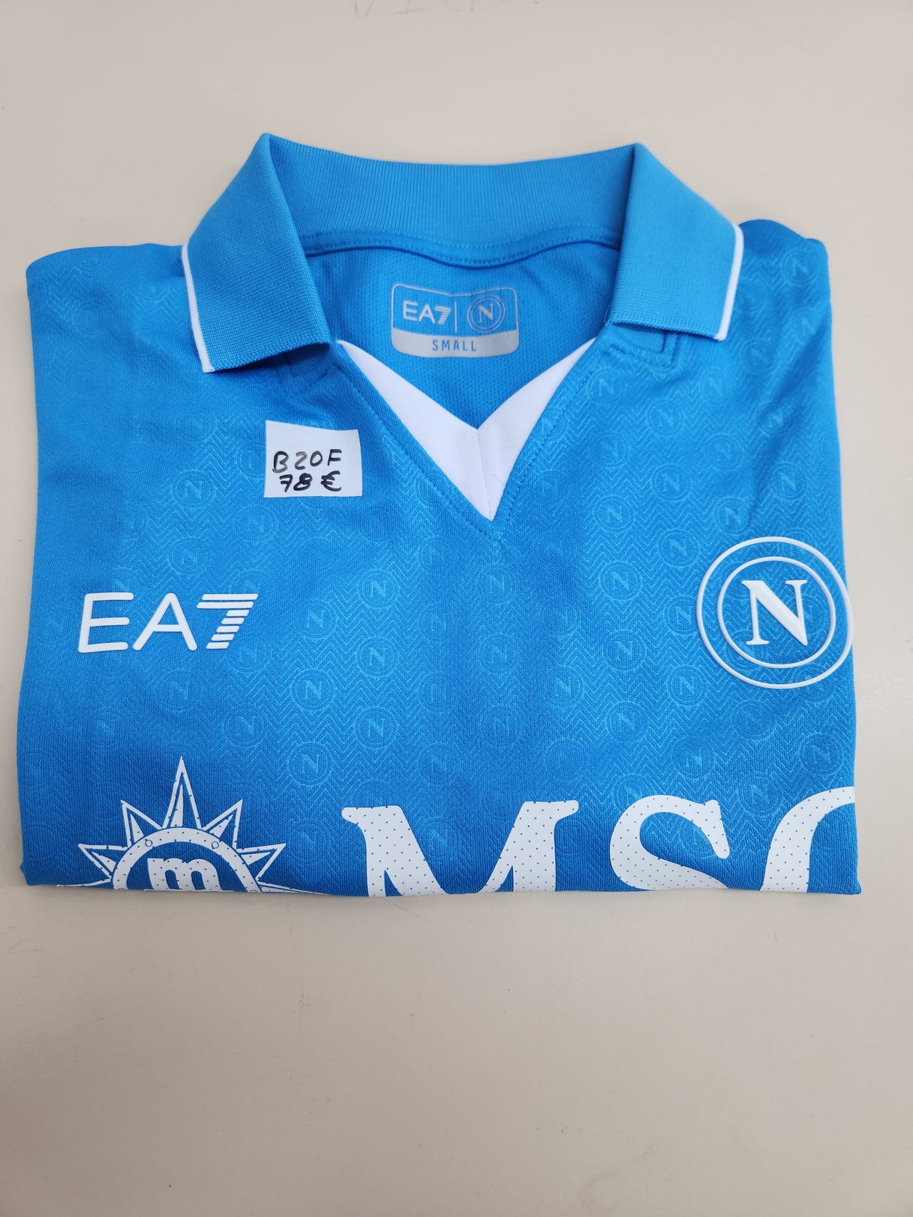 SSC NAPOLI Camiseta Hombre Pequeña
