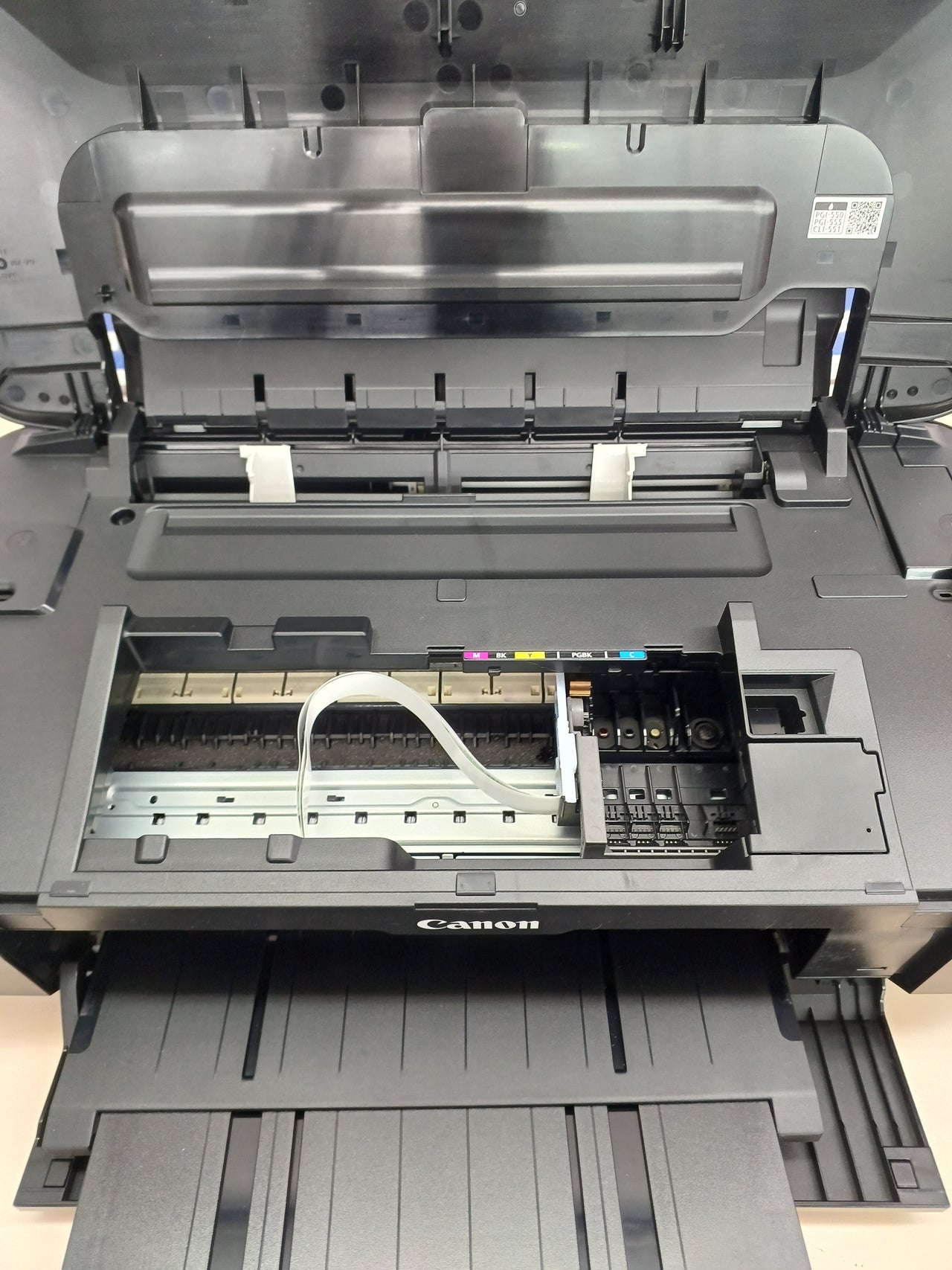 Impresora para Oficinas Canon Pixma iX6850, Sistema de Inyección de Tinta, A3+, WiFi, Impresión Desde Dispositivos Móviles, Compacta, Cartuchos Tinta XL, Impresión de Alta Velocidad, Negro