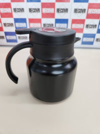 Thumbnail for Tetera infusor 800 ml, jarra térmica de acero inoxidable con pantalla de temperatura y cepillo de limpieza, tetera para café, té, bebidas (negro) - Sin BPA