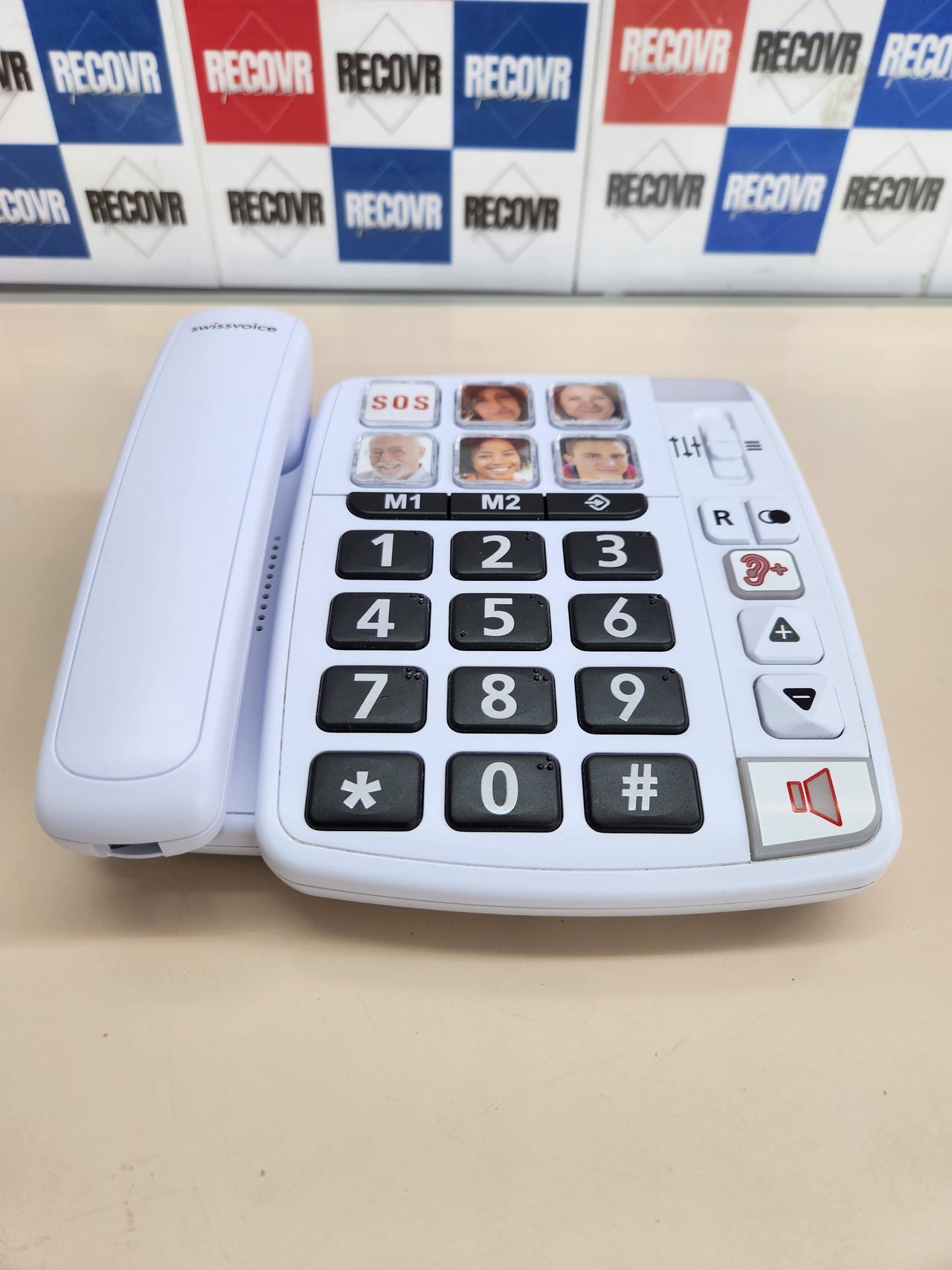 Teléfono Cable, Teclas Grandes, 6 Teclas de Memoria con Foto