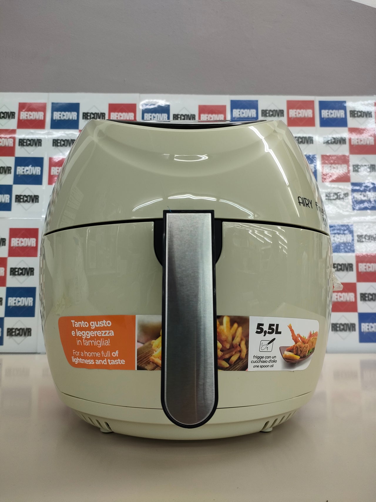 Ariete 4618/02- Freidora saludable XXL sin aceite (pantalla lcd, temporizador ajustable 60 min, 7 programas, temperatura ajustable 80-200Âșc), color beige