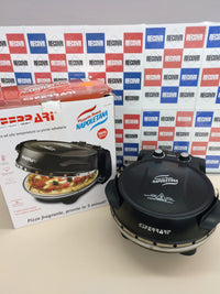 Thumbnail for Horno de pizza 1200W, 2 platos con piedra refractaria doble Snack Napoletana, G3 Ferrari G10032