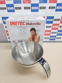 Thumbnail for Báscula Electrónica 5 Kg de Cocina, Pesa Sólidos y Líquidos, Recipiente Extraible, Báscula Graduada, División 1 g, Función Tara, Pantalla Digital, Apagado Automático Imetec Dolcevita ES4