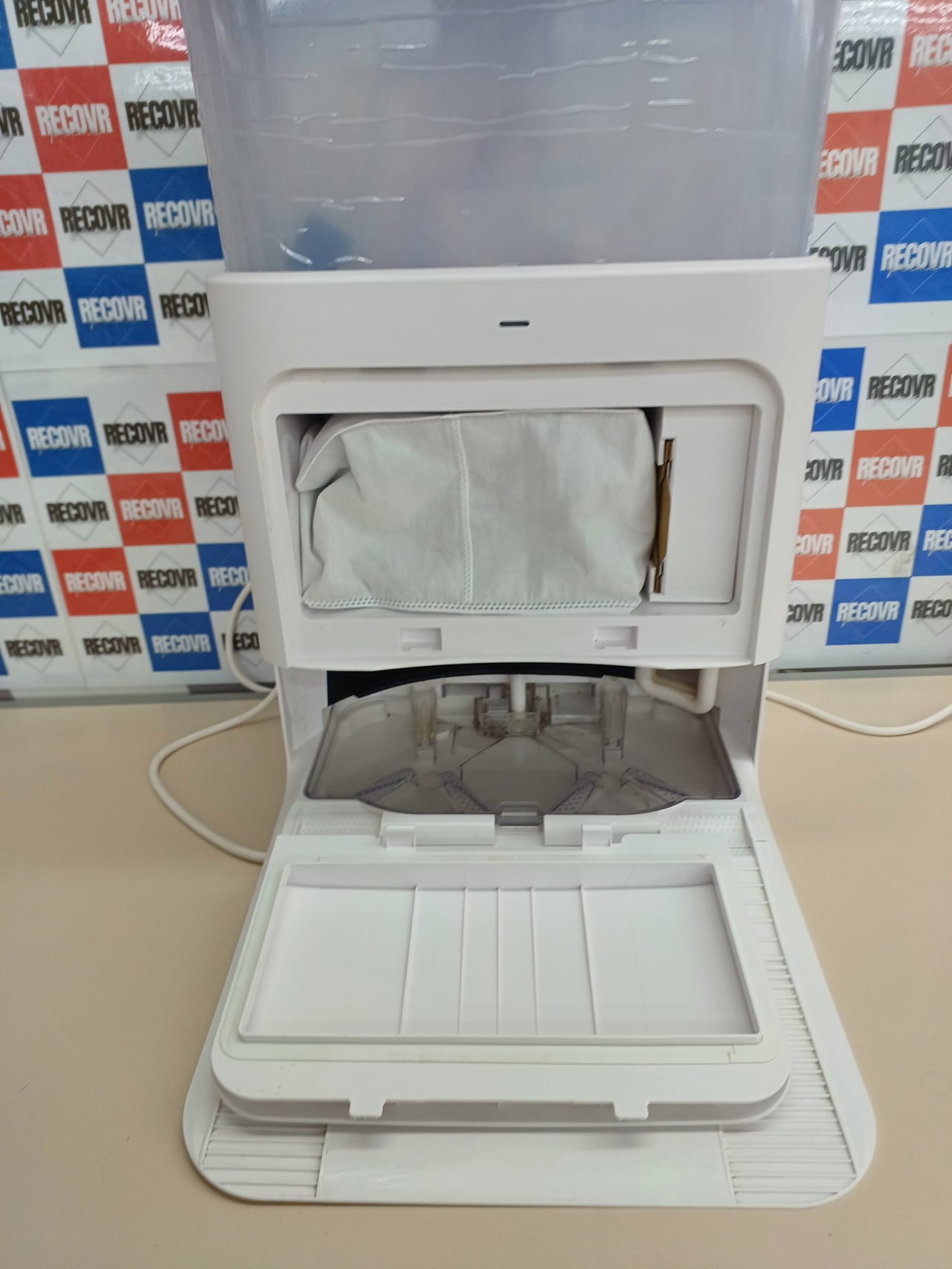 Robot aspirador 10000Pa agua caliente secado auto Ecovacs