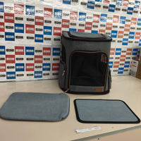 Lekesky: mochila transportín expandible para gatos y perros, gris (XL)