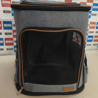 Lekesky: mochila transportín expandible para gatos y perros, gris (XL)