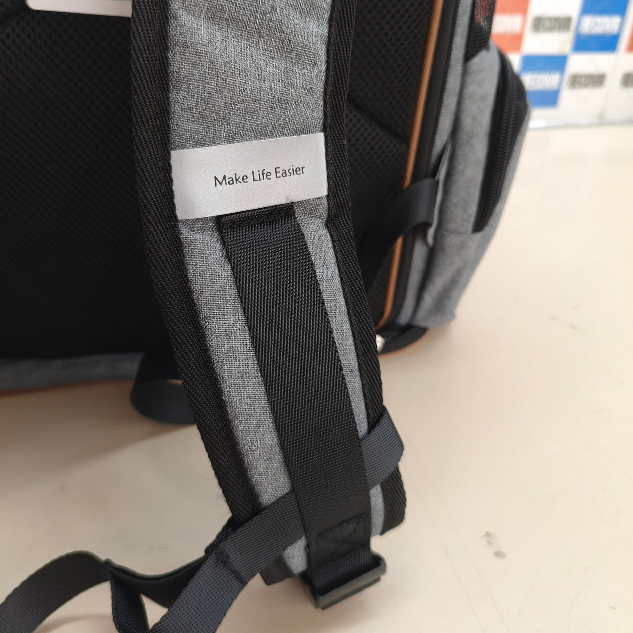 Lekesky: mochila transportín expandible para gatos y perros, gris (XL)