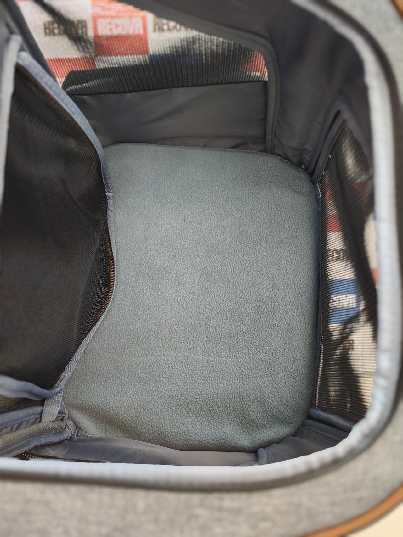 Lekesky: mochila transportín expandible para gatos y perros, gris (XL)
