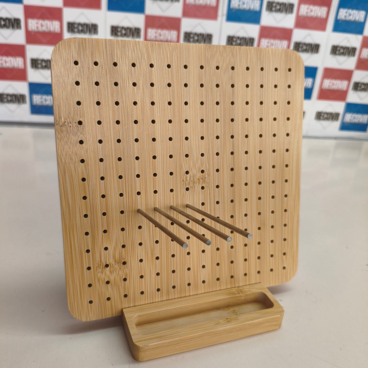 Lifewit: bloqueador de bambú de 20 cm con 20 pines para crochet