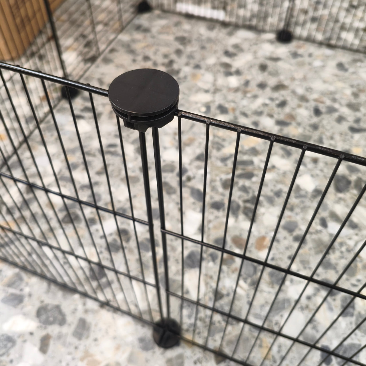 Kerbl Pet Recinto Exterior Hopsi, 12 Mallas de 35x35cm Cada una, Flexible y Extensible, fácil de Montar, Sistema de conexión