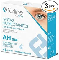 Farline GOTAS OCULARES HUMECTANTES CON ACIDO HIALURONICO AL 0,2% 20 UNIDOSIS