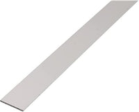 Thumbnail for Alberts 473051 Perfil Lleno Plano | Aluminio, anodizado Plateado | 1000 x 40 x 3 mm