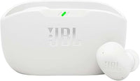 JBL Wave Buds 2, Auriculares True Wireless con cancelación de Ruido Activa, Bluetooth, hasta 40 hrs de autonomía, Sonido JBL Pure Bass, Smart Ambient, conexión multipunto, Blanco