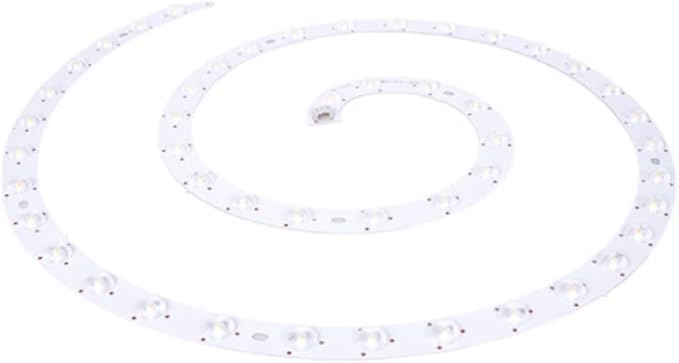 BEL AIR HOME - Kit LED ESPIRAL DIMMER 36W Modular para Ventilador o Plafón - 3 Temperaturas de Luz 3000-4000-6000K, 35 CM de diámetro, Magnético, Regulable - Blanco