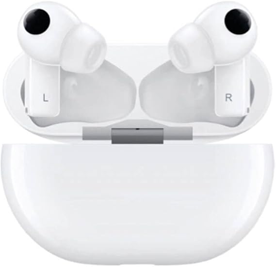 HUAWEI FreeBuds Pro Blanco - Auriculares inalámbricos Bluetooth con cancelación Inteligente de Ruido, Sistema de 3 micrófonos, Carga inalámbrica rápida, Pequeño