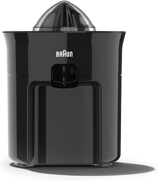 Braun Exprimidor Eléctrico CJ 3050 BK, InicioParada Automáticos, 60 W, Negro