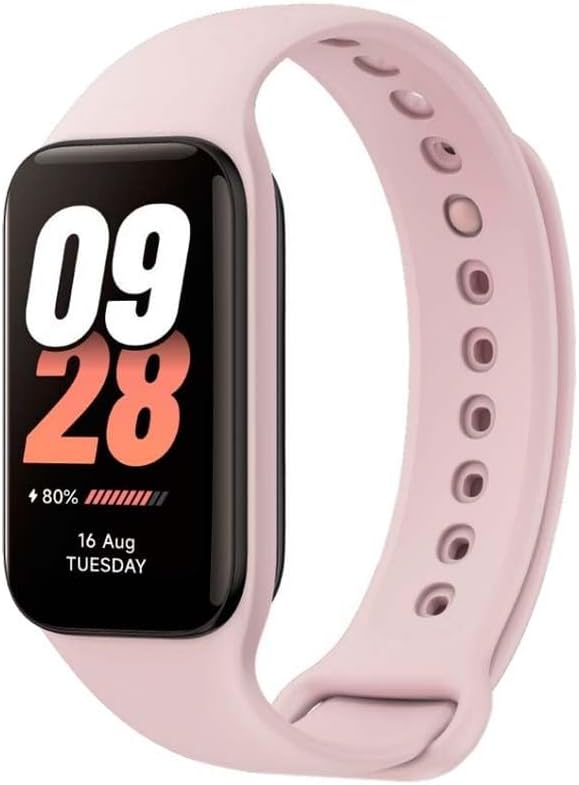 Mi Smart Band 8 Active, Monitorización Frecuencia Cardíaca, Supervisión del Sueño, 50+ Modos Deportivos, hasta 14 Días de Autonomía, Rosa