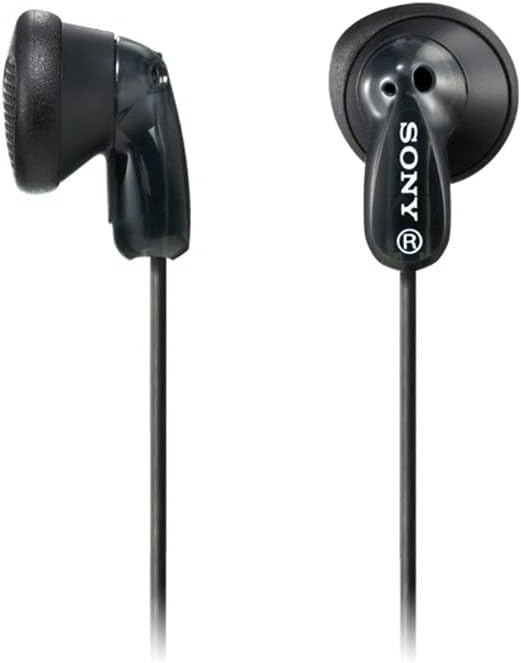 Sony MDRE9LPB - Auriculares de Botón, Color Negro, Intraurales, Alámbrico