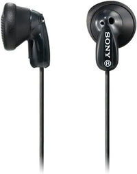Sony MDRE9LPB - Auriculares de Botón, Color Negro, Intraurales, Alámbrico