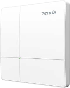 Tenda I23 AC1200 Punto de Acceso Inalámbrico (Doble Banda, 1 Puerto Gigabit, Gestionable a través de APP/Interfaz Web, MU-MIMO, Alimentado mediante PoE+ 802.3at, Incluye Adaptador de Corriente) Blanco