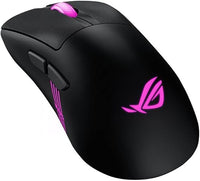 ASUS ROG Keris II Origin Ratón Gaming inalámbrico, 64 g, ergonómico, Conector Push-Fit Switch, Sensor óptico de 42K, ROG Micro Switch II, ROG Omni Receiver, 5 Botones programables, Negro