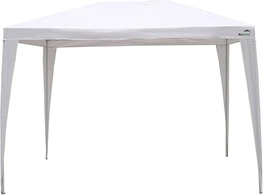 MaxxGarden Gazebo - Carpa de Fiesta - Cenador de jardín - Tienda de Fiesta - Plegable Cenador - 3x3m - Carpa Pop up - para Usar como cenador o caseta de jardín - Blanco