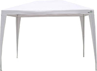 MaxxGarden Gazebo - Carpa de Fiesta - Cenador de jardín - Tienda de Fiesta - Plegable Cenador - 3x3m - Carpa Pop up - para Usar como cenador o caseta de jardín - Blanco