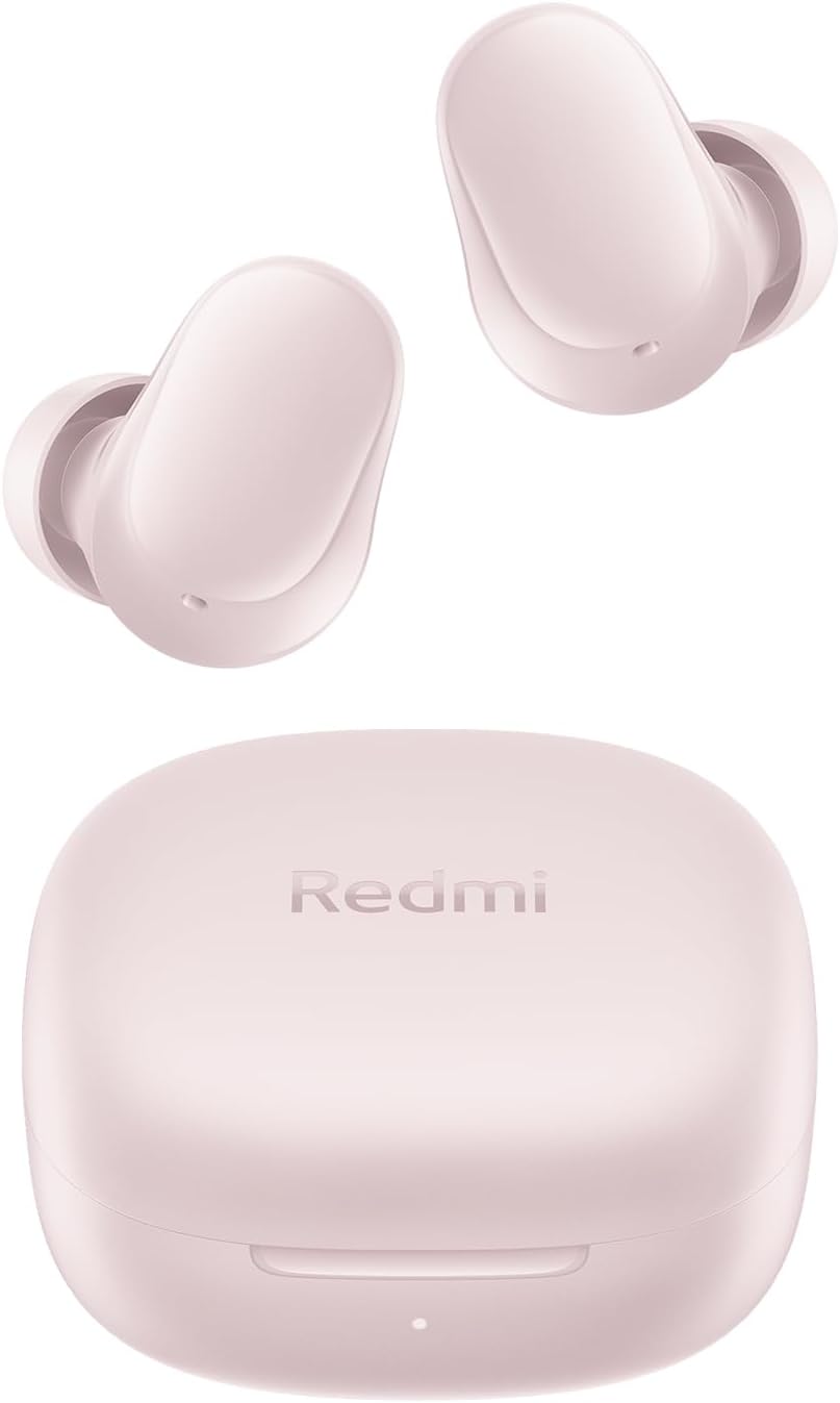 XIAOMI Redmi Buds 6 Play - Auriculares inalámbricos, cancelación de Ruido, Ligeros, hasta 36 Horas de autonomía, Bluetooth 5.4, Rosa (Versión ES)