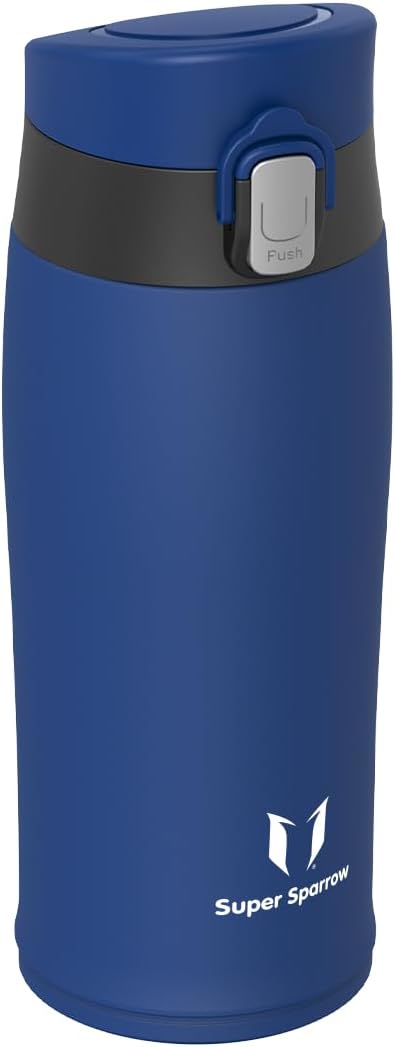 Super Sparrow Botella Agua Acero Inoxidable - Botella Termica - 350ml/500ml/750ml/950ml - Termo Sin BPA, Botella Agua Niños, para Deporte, Viaje, Escuela, Exterior, Oficina, Hogar