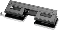 Thumbnail for Herlitz - Perforadora de papel (4 perforaciones, con guía ajustable), color negro