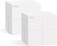 Tenda Nova MW6 - Router Mesh WiFi Solución Completa WLAN de Malla de Doble Banda (2 Estaciones, 4 Puertos Gigabit, MU-MIMO, hasta 330 m²), Pack 2