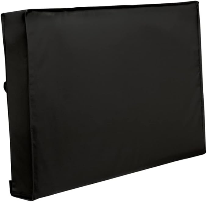HOMSFOU Funda Tv Exterior Impermeable Resistente a La Intemperie Con PañO Microfibra Gratis Para Televisores Hasta 24 Pulgadas ProteccióN Contra Polvo Lluvia Y Suciedad