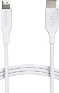 Thumbnail for Amazon Basics Cable USB-2.0 tipo C a Lightning (certificado MFi), 0.9 m, color blanco