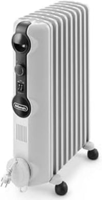 Thumbnail for De'Longhi TRRS 0920 Calefactor, Radiador, Interior, Giratorio, ajustes de termostato, 9 elementos, 2000 W, 900 W, Gris