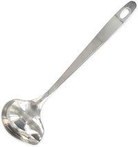 Fackelmann 40694 Cuillère à Sauce INOX, ustensile de Cuisine, louche à Sauce, louche à crêpes, Acier Inoxydable, Argent, 28,5 x 7,5 cm