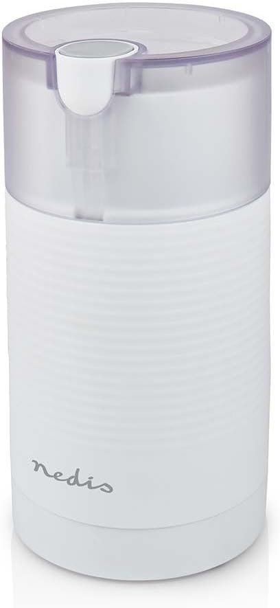 Nedis - Molinillo de café | 70 g | 150 W | Blanco