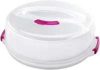 Metaltex - Portatartas con Tapa Expandible a 2 Alturas 8 y 15cm