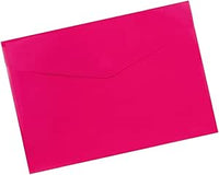 Carpeta tipo sobre (cierre velcro) rosa FACTIS®