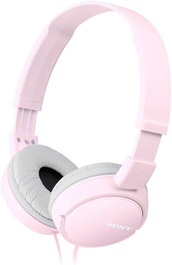 Sony Auriculares estéreo MDRZX110P.AE, sonido potente, rosa, 1 unidad