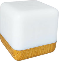 DYVEXO Luz de Mesita de Noche con temporizador. Lámpara nocturna infantil/bebe de Mesa, Táctil Recargable con USB, Luz Nocturna Ambiental para dormir y lactancia
